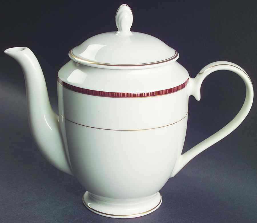 English Brocade Coffee Pot & Lid by Mikasa-1