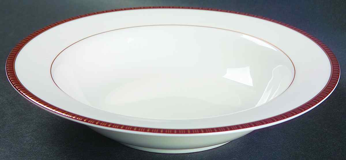 English Brocade Rim Fruit/Dessert (Sauce) Bowl by Mikasa-1