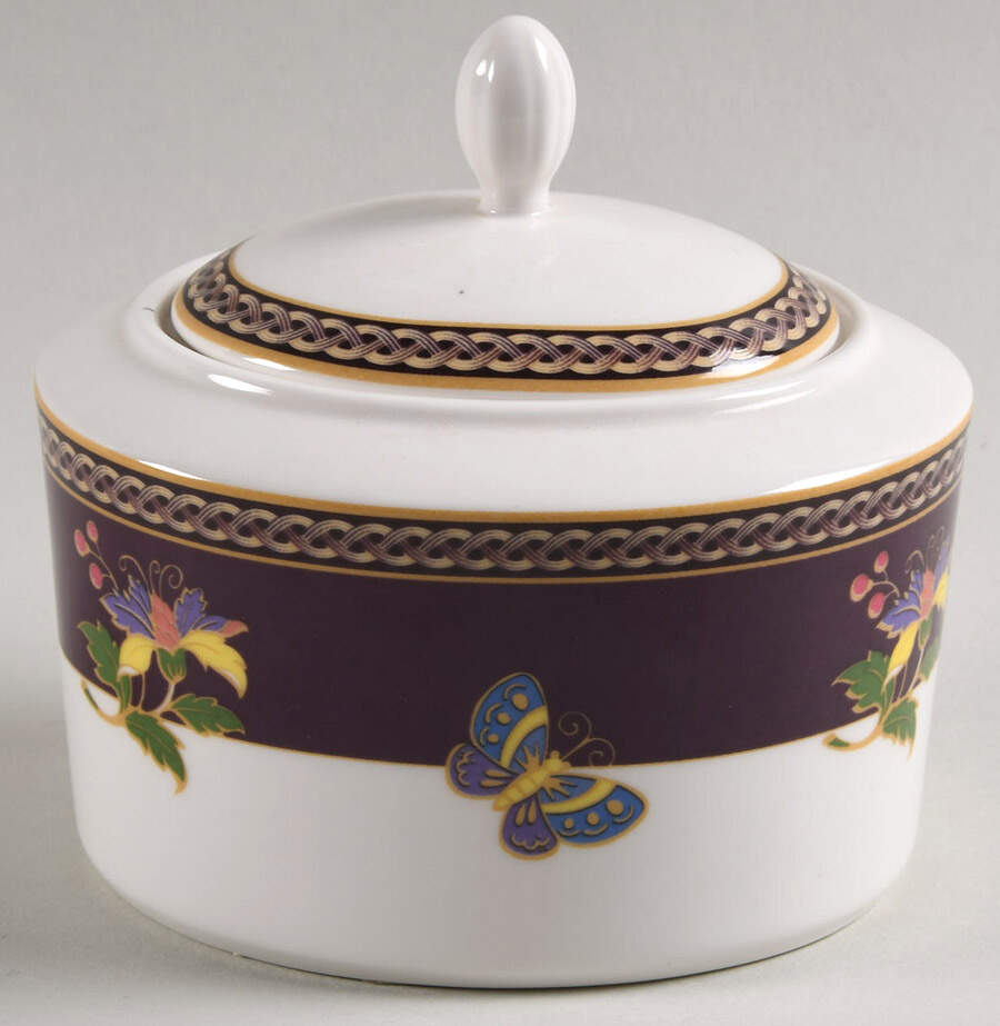 Papillon Sugar Bowl & Lid by Mikasa-1
