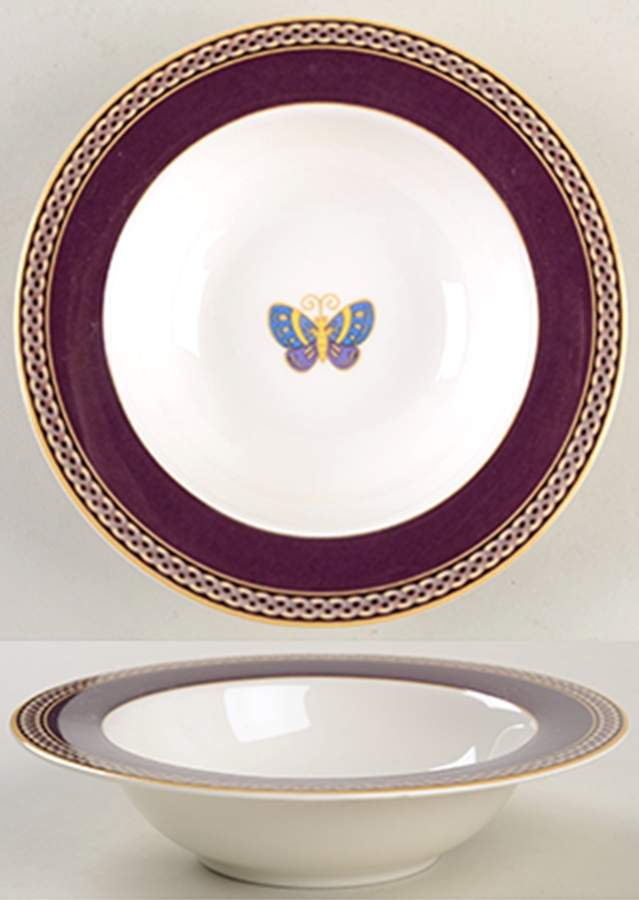 Papillon Rim Fruit/Dessert (Sauce) Bowl by Mikasa-1