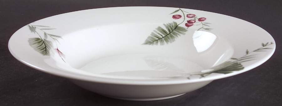 Tropical Garden Large Rim Soup Bowl by Mikasa-1