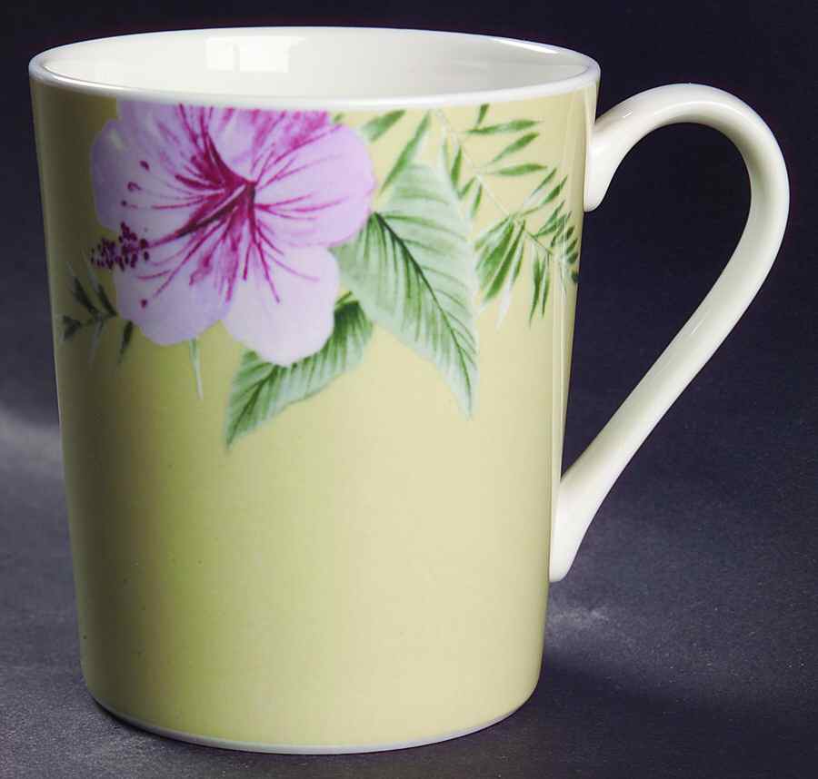 Tropical Garden Turquoise Mug by Mikasa-1