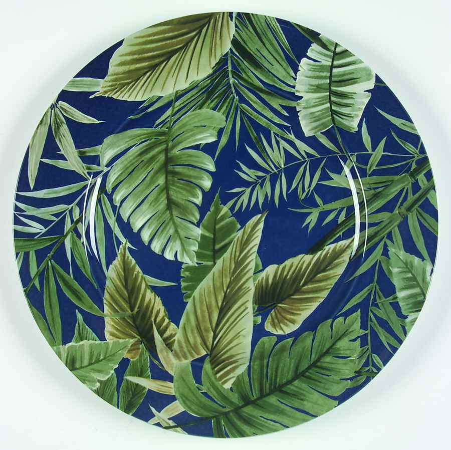 Tropical Garden Blue Service Plate (Charger) by Mikasa-1