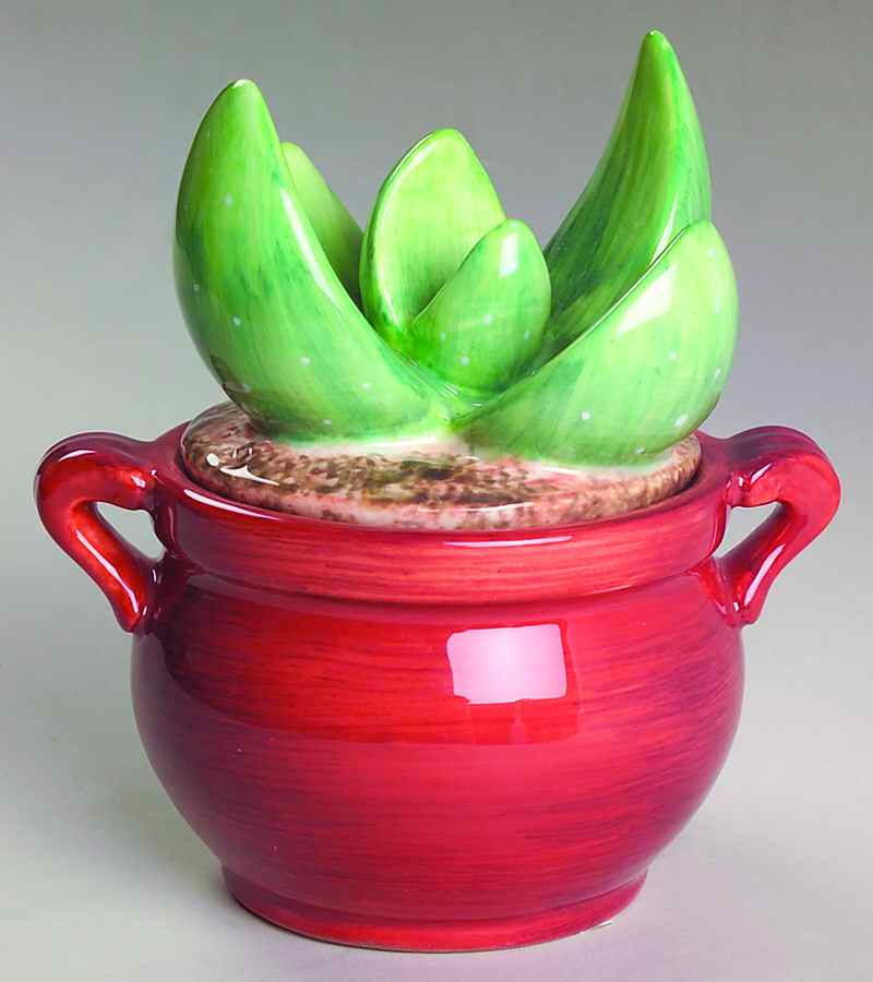 Cactus Sugar Bowl & Lid by Mikasa-1