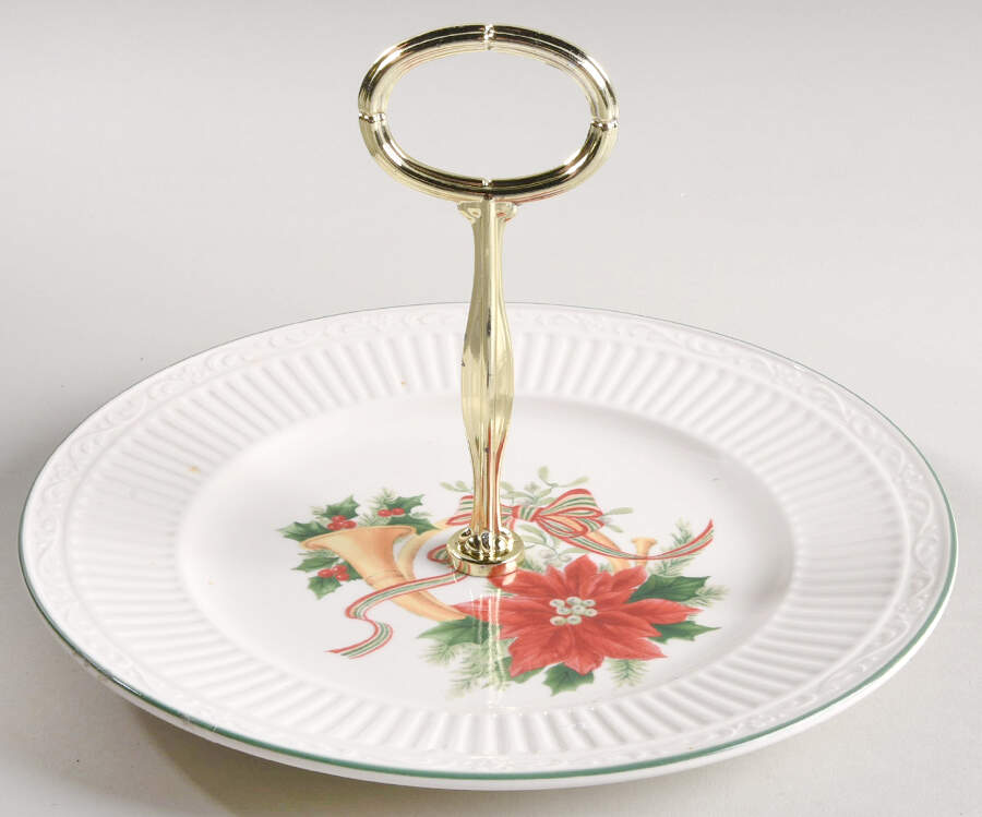 Italian Holiday Salad Plate for 2-Tiered Serving Tray by Mikasa-1