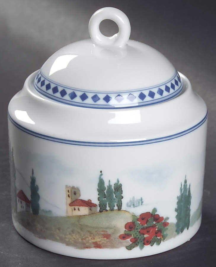 Country Chateau Sugar Bowl & Lid by Mikasa-1