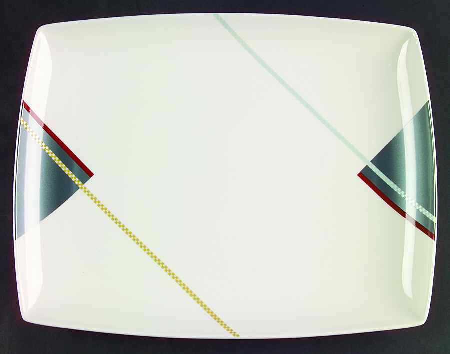 Arena 13" Rectangular Serving Platter by Mikasa-1