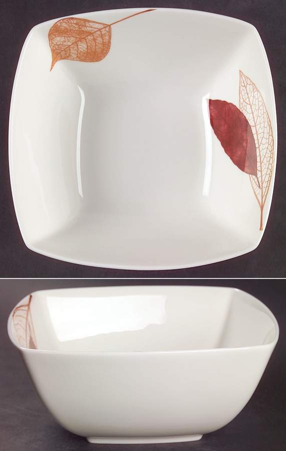 Leaf Montage Individual Salad Bowl by Mikasa-1