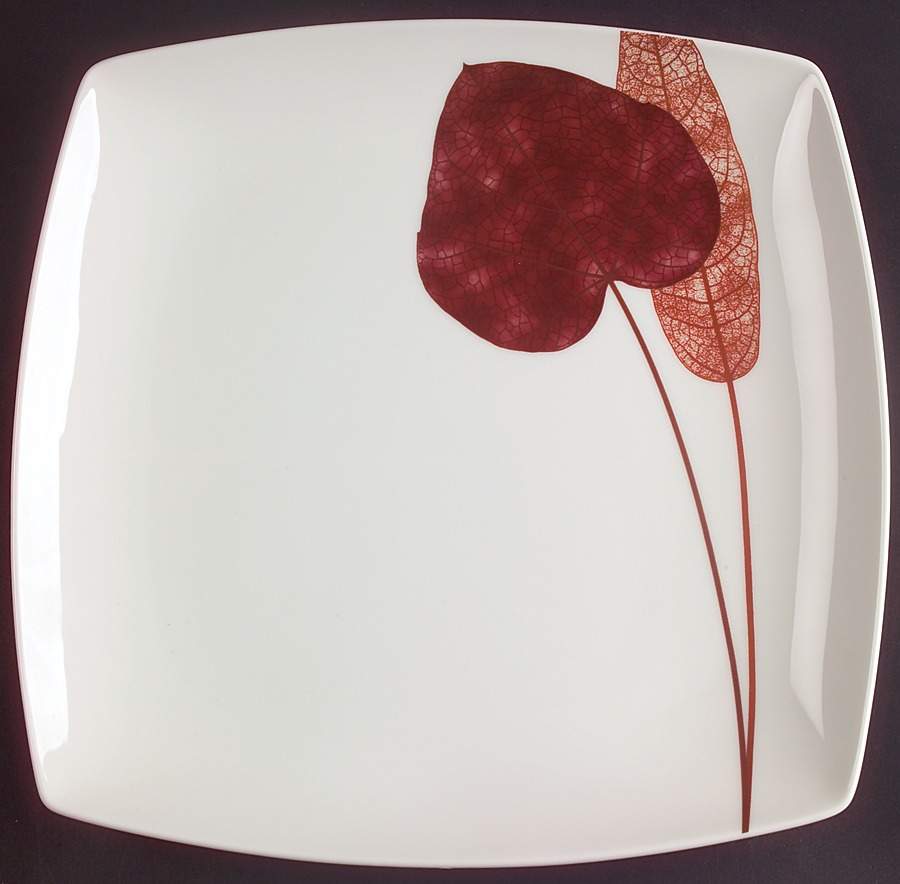 Leaf Montage 12" Chop Plate (Round Platter) by Mikasa-1