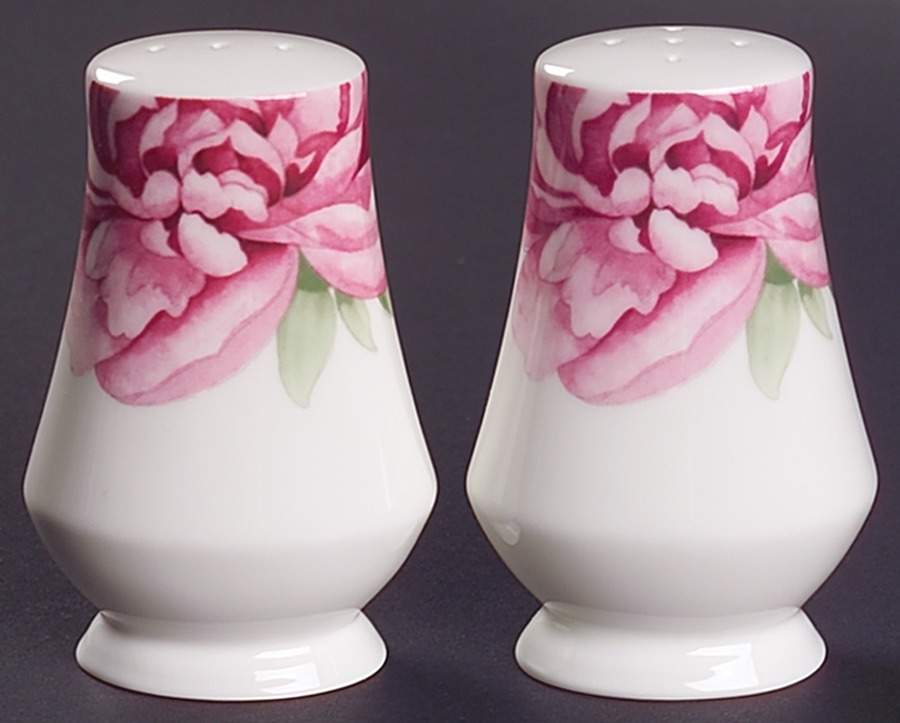 Peony (AK049, Elite Bone) Salt & Pepper Set by Mikasa-1