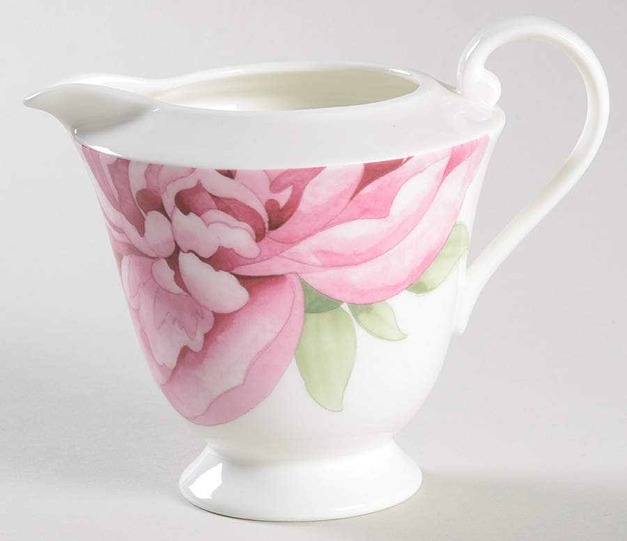 Peony (AK049, Elite Bone) Creamer by Mikasa-1