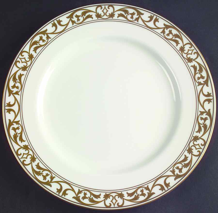 Lily Moire Dinner Plate by Mikasa-1