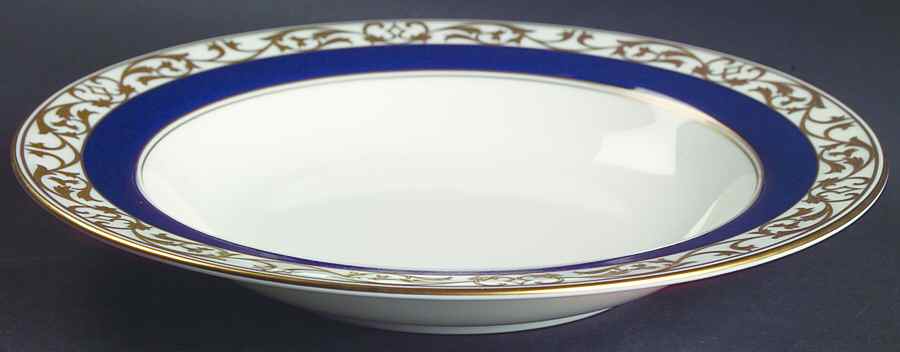 Lily Moire Rim Soup Bowl by Mikasa-1