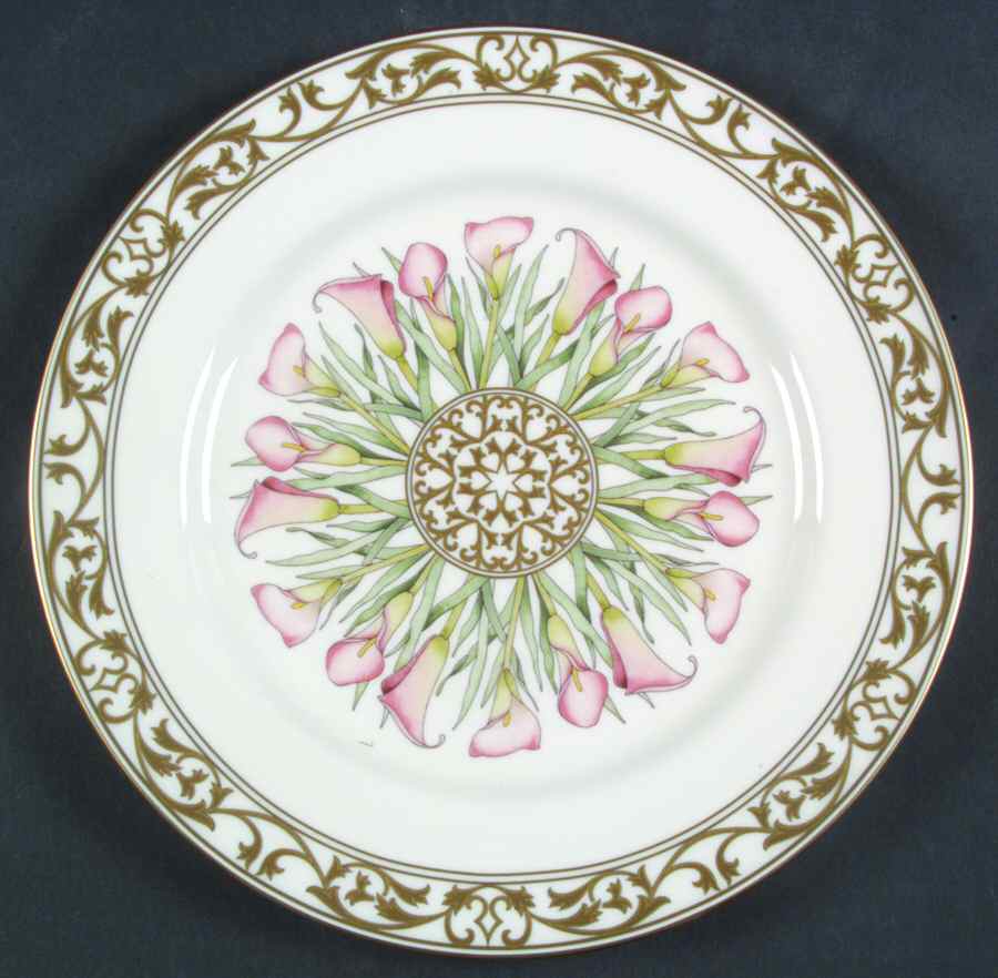 Lily Moire Breakfast Plate by Mikasa-1