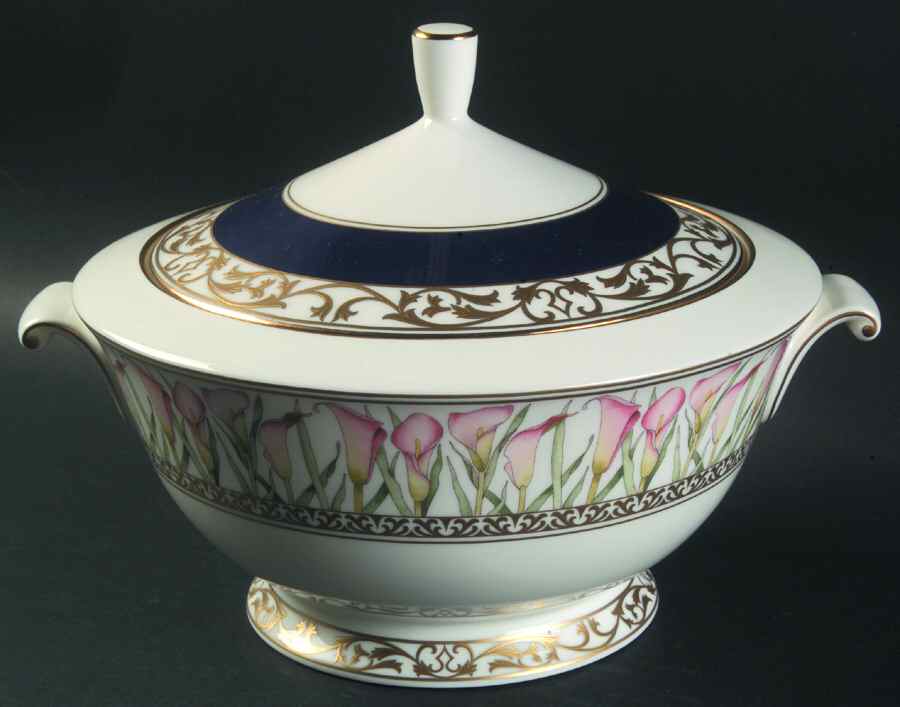 Lily Moire 2 Qt Round Covered Casserole by Mikasa-1