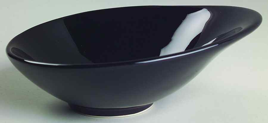 UFO Black Dessert Bowl by Mikasa-1
