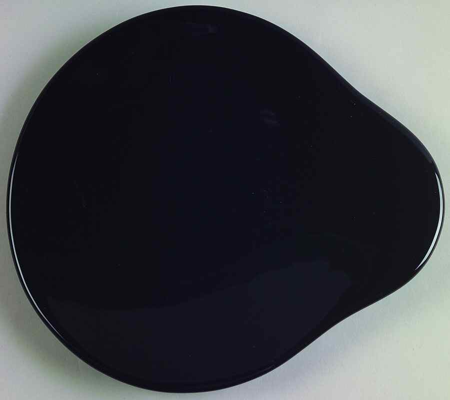 UFO Black Salad/Dessert Plate by Mikasa-1