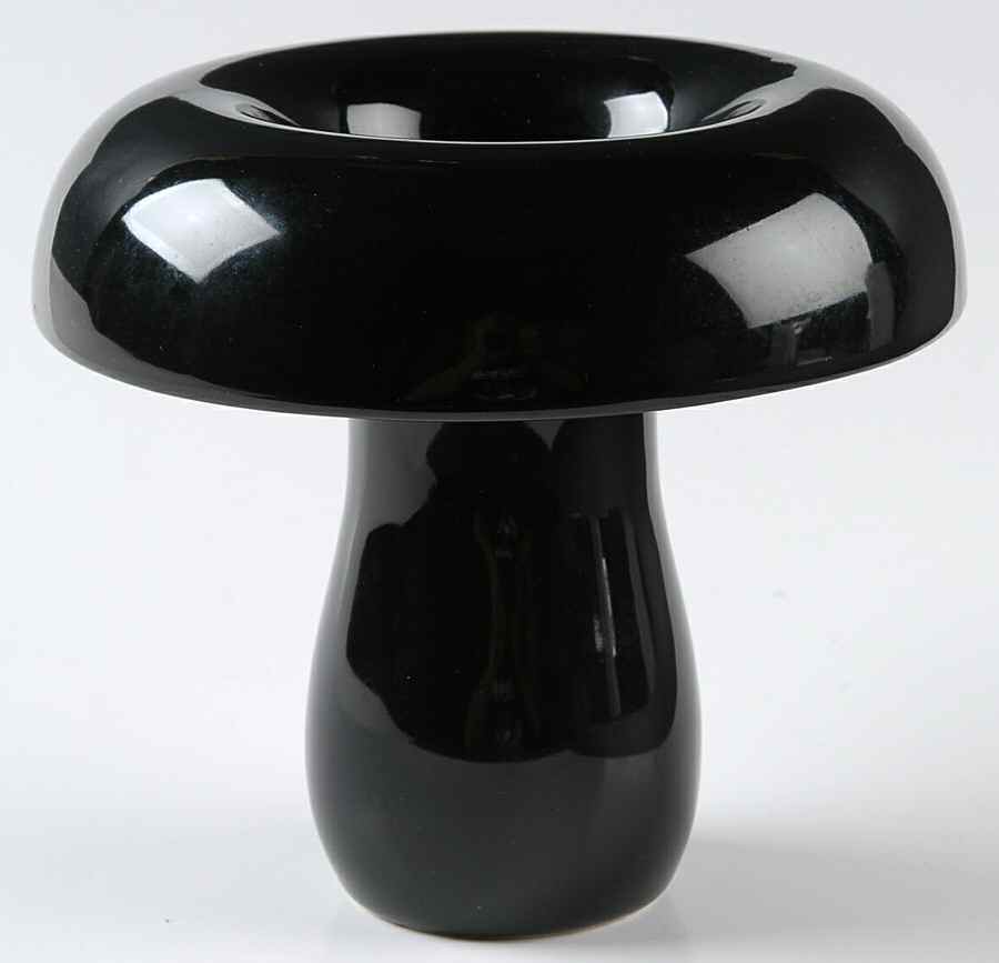 UFO Black 6" Vase by Mikasa-1