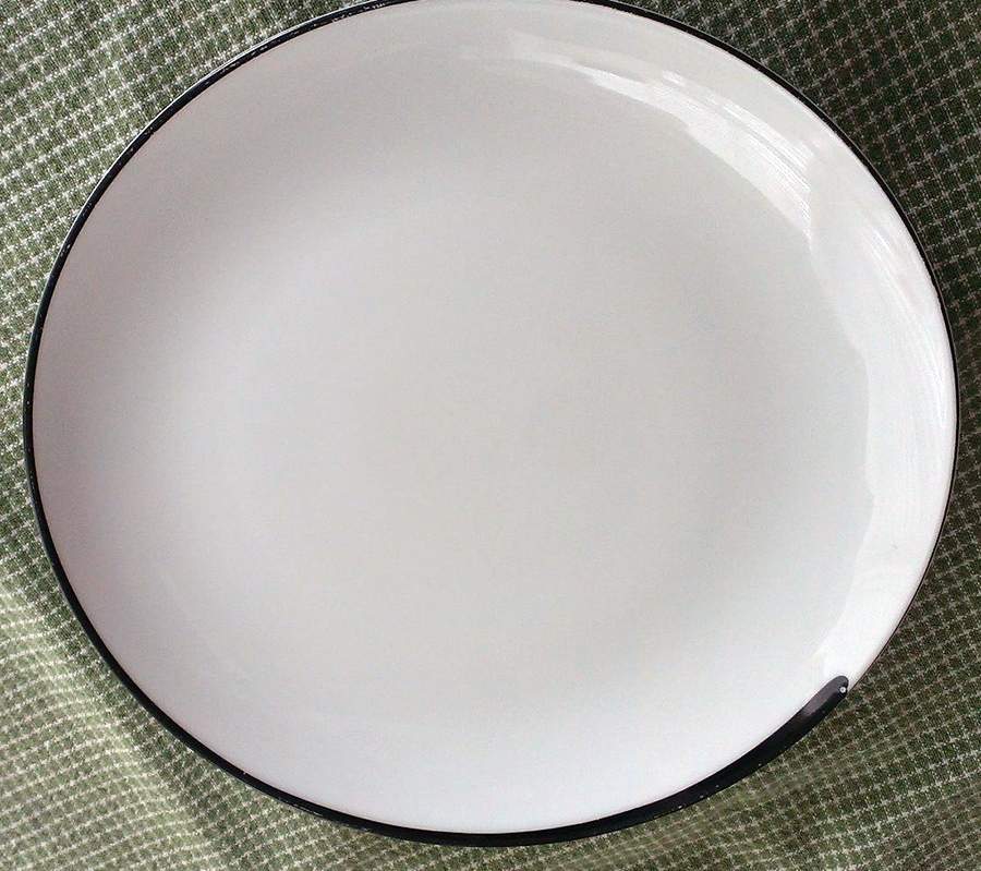 Brush Stroke Black Dinner Plate by Mikasa-1