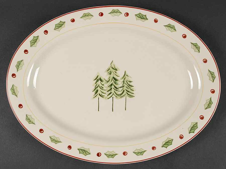 MBT1 13" Oval Serving Platter by Merry Brite (China)-1