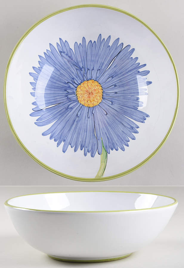 Flower Power 9" Round Vegetable Bowl by Mariposa-1