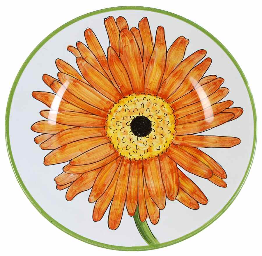 Flower Power Salad/Dessert Plate by Mariposa-1