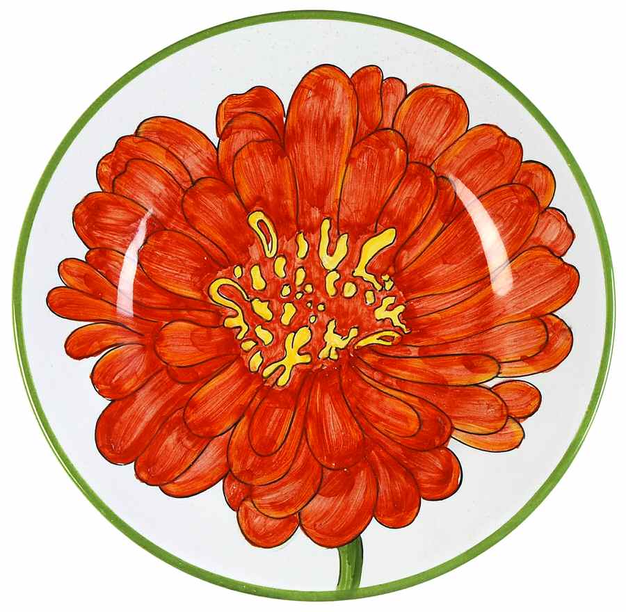 Flower Power Salad/Dessert Plate by Mariposa-1