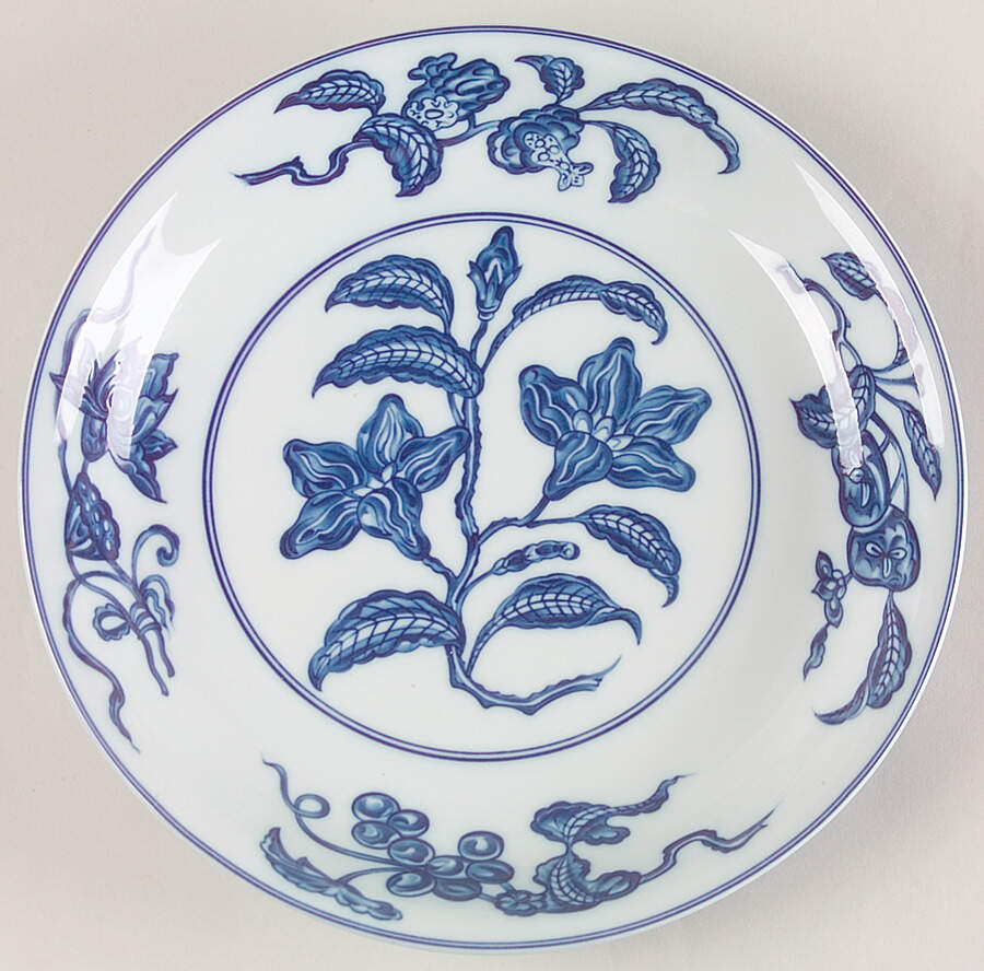 Metropolitan Museum Of Art 10" Ming Plate by Mottahedeh-1