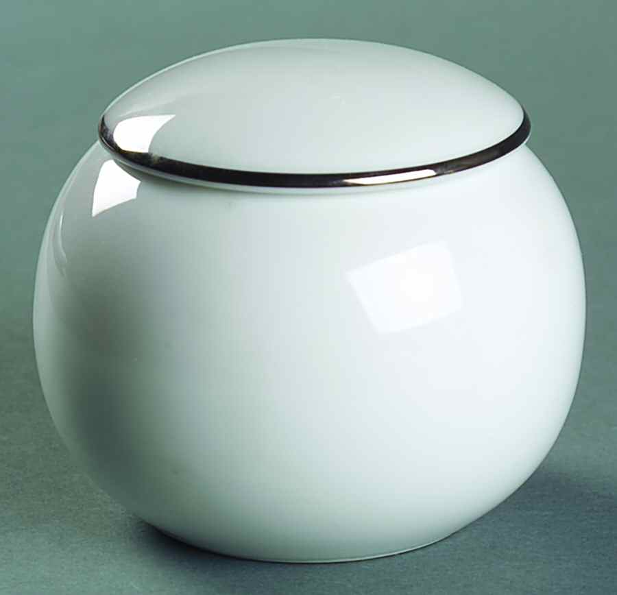Contempo Platinum Sugar Bowl & Lid by Mikasa-1