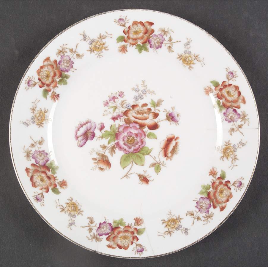 Old English Salad Plate by John Maddock & Sons-1