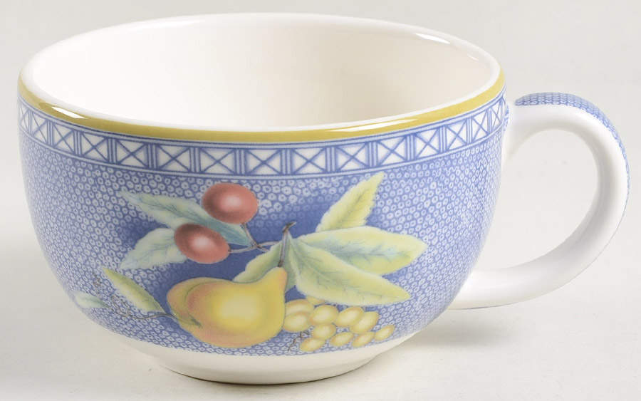 Apples, Berries & Cherries Footed Cup by Mottahedeh-1