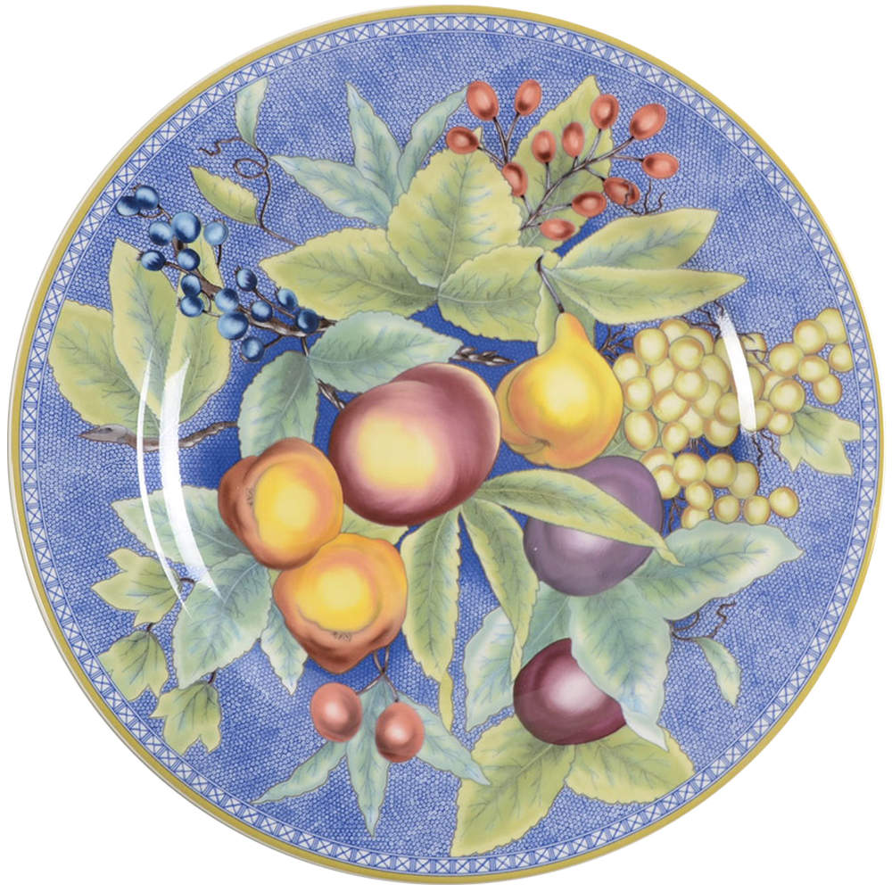 Apples, Berries & Cherries Service Plate (Charger) by Mottahedeh-1