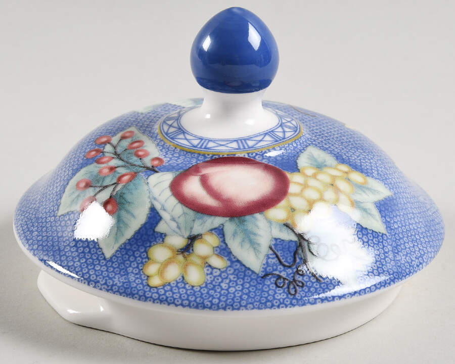 Apples, Berries & Cherries Lid for Coffee Pot by Mottahedeh-1