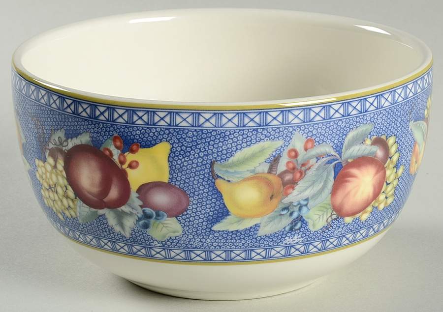 Apples, Berries & Cherries Soup/Cereal Bowl by Mottahedeh-1