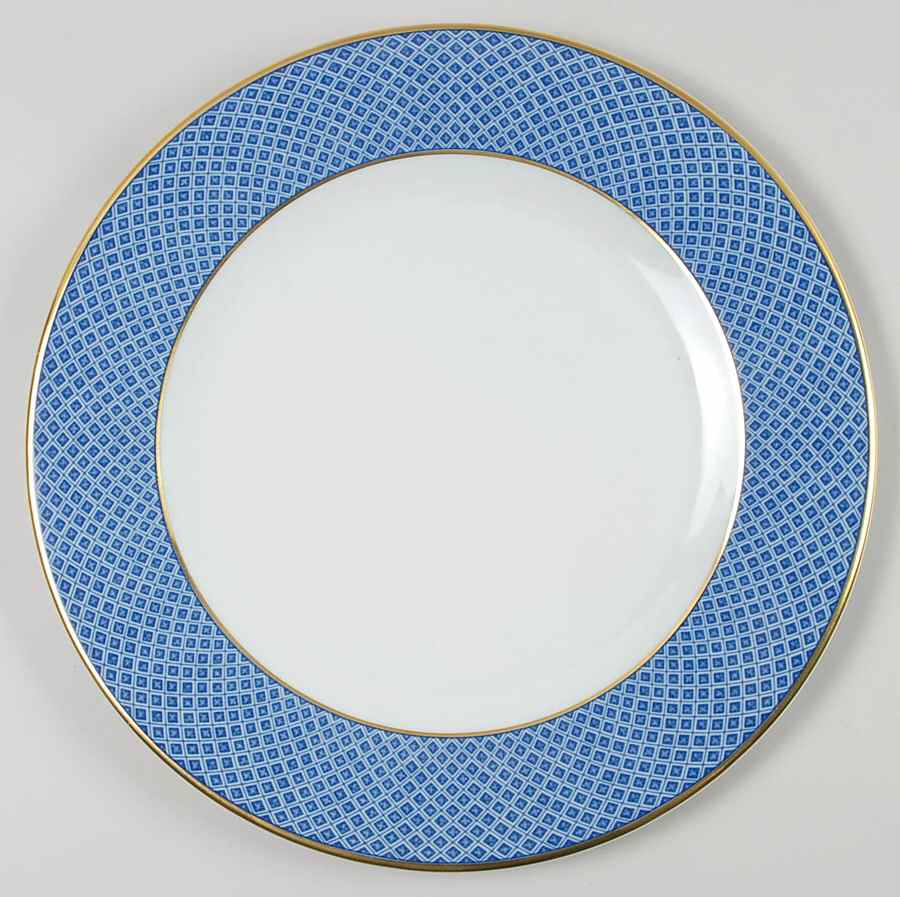 Indigo Wave Service Plate (Charger) by Mottahedeh-1