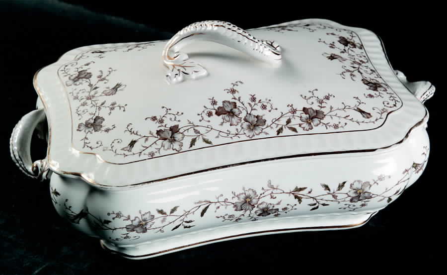 2045 Rectangular Covered Vegetable by John Maddock & Sons-1