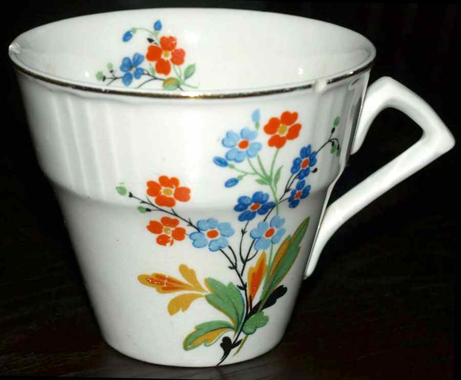 Spring Glory Flat Cup by Myott Staffordshire-1