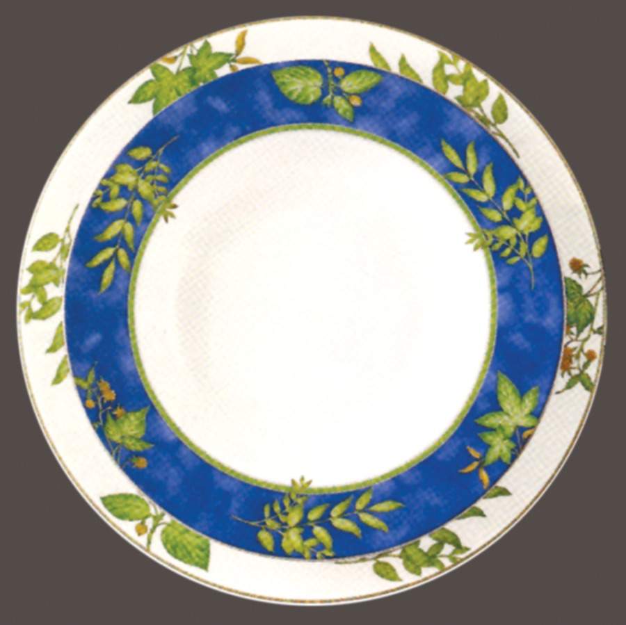 Esterel Bleu Dinner Plate by Medard de Noblat-1