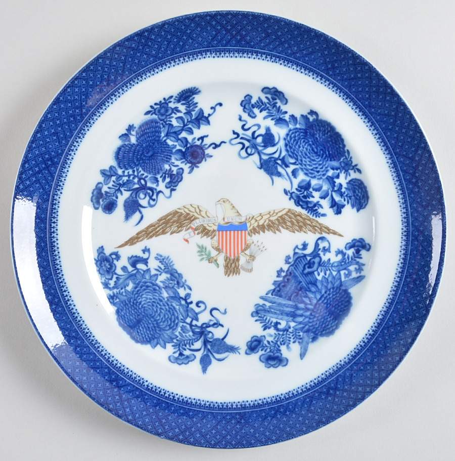 Diplomatic Eagle Service Dinner Plate by Mottahedeh-1