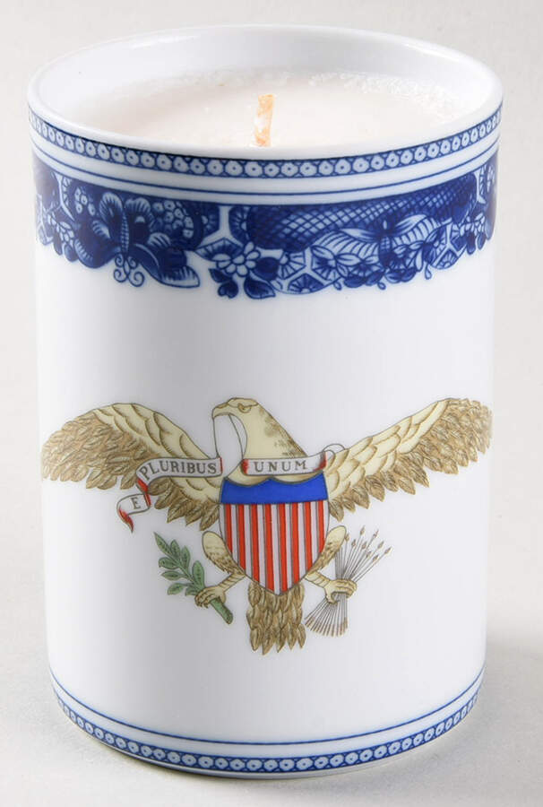 Diplomatic Eagle Service Candle Votive No Lid by Mottahedeh-1