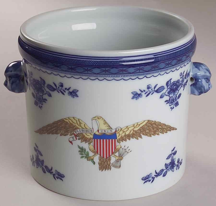 Diplomatic Eagle Service 6" Cachepot by Mottahedeh-1
