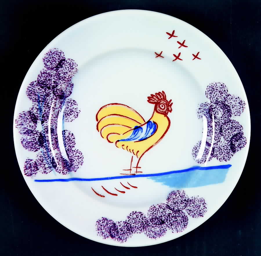 Josiah Chowning's Tavern Bread & Butter Plate by Mayer (American)-1