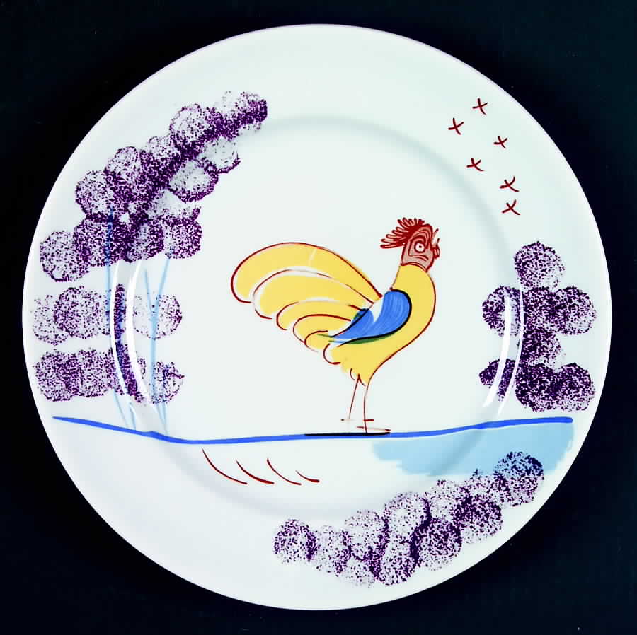 Josiah Chowning's Tavern Dinner Plate by Mayer (American)-1