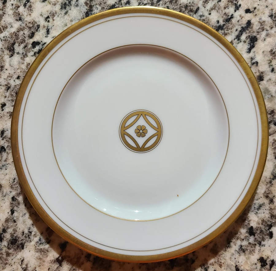 Charlston Gold Dinner Plate by Medard de Noblat-1