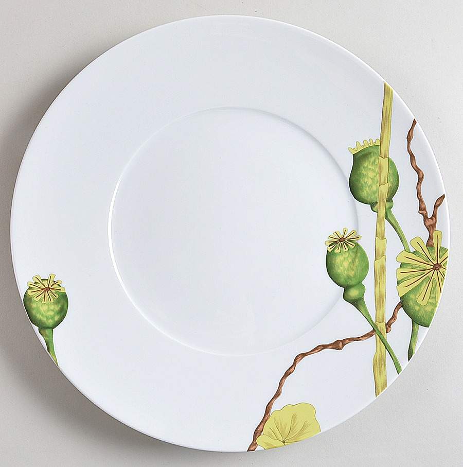 Ikebana Dinner Plate by Medard de Noblat-1