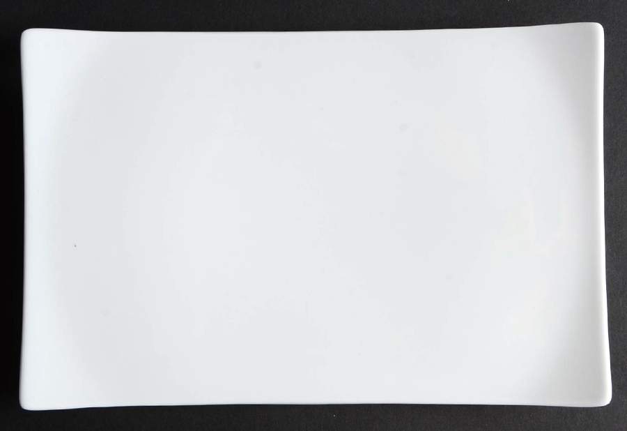 Oxygene White 9" Rectangular Tray by Medard de Noblat-1