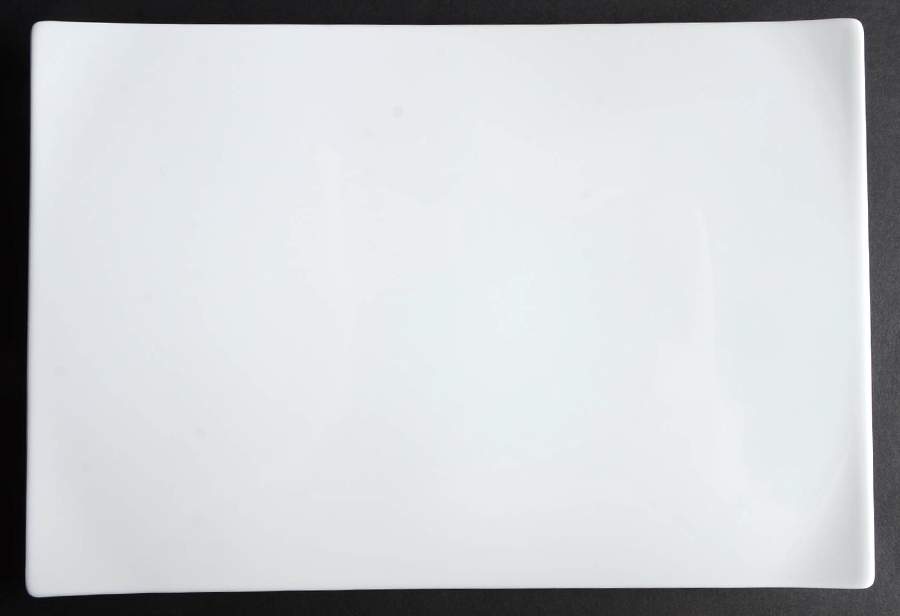 Oxygene White 12" Rectangular Tray by Medard de Noblat-1