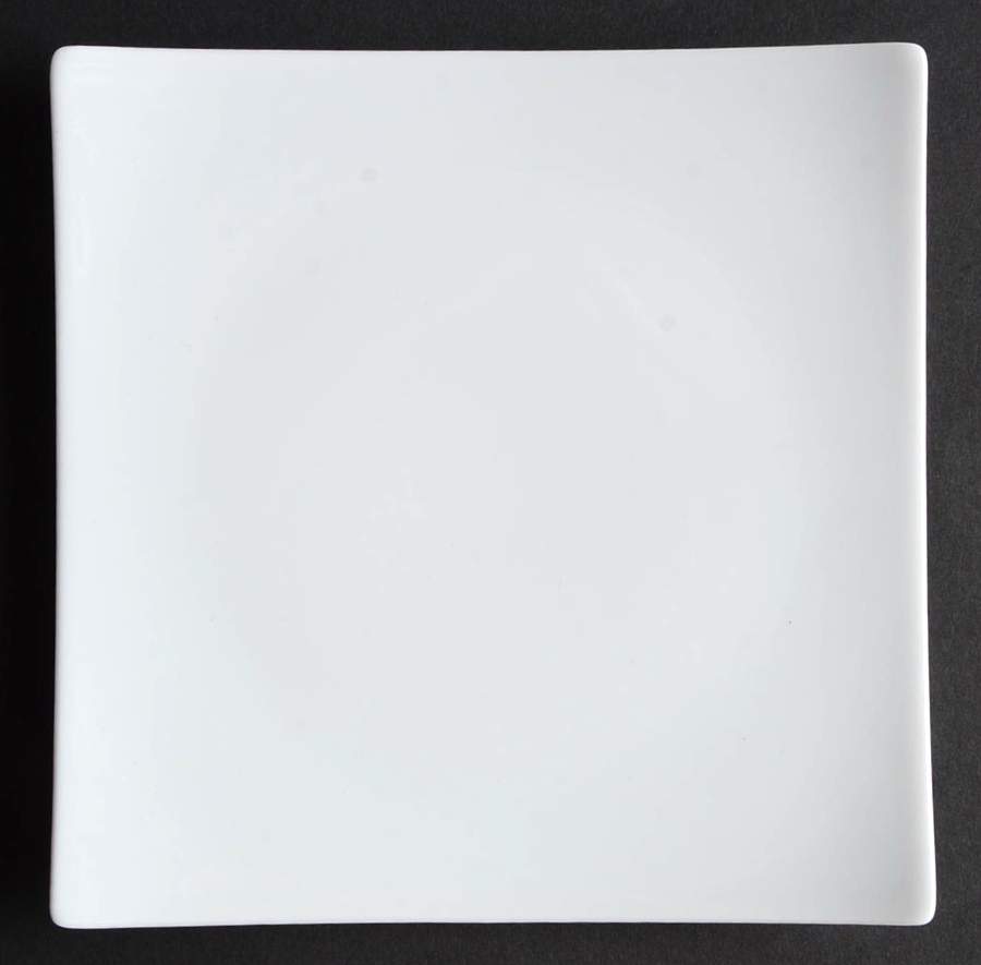 Oxygene White 6" Square Plate by Medard de Noblat-1