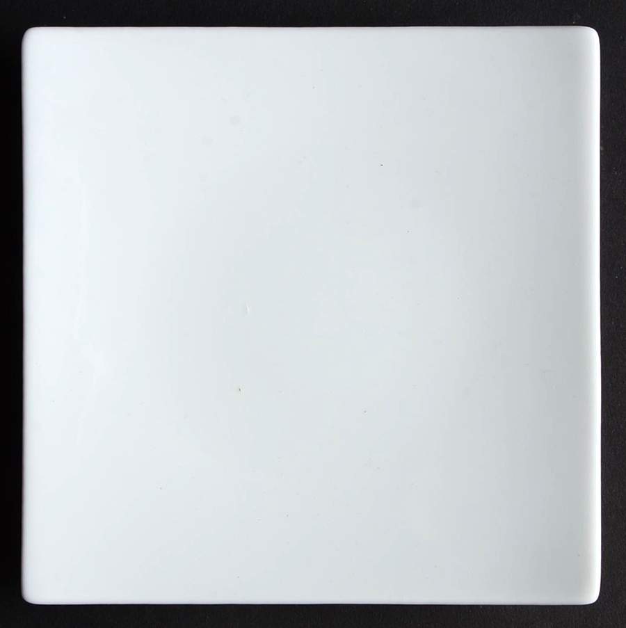 Oxygene White Square Appetizer Plate by Medard de Noblat-1