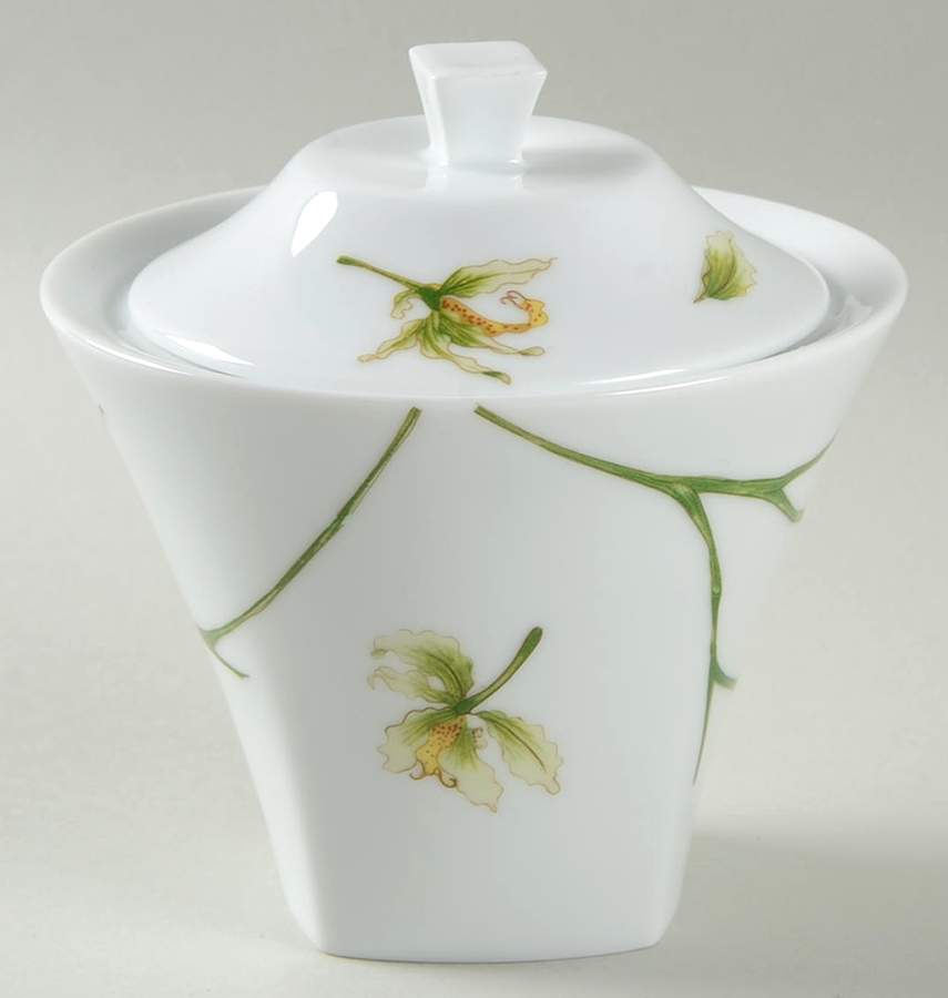 Jardin de Flore (Oxygene Shape) Sugar Bowl & Lid by Medard de Noblat-1